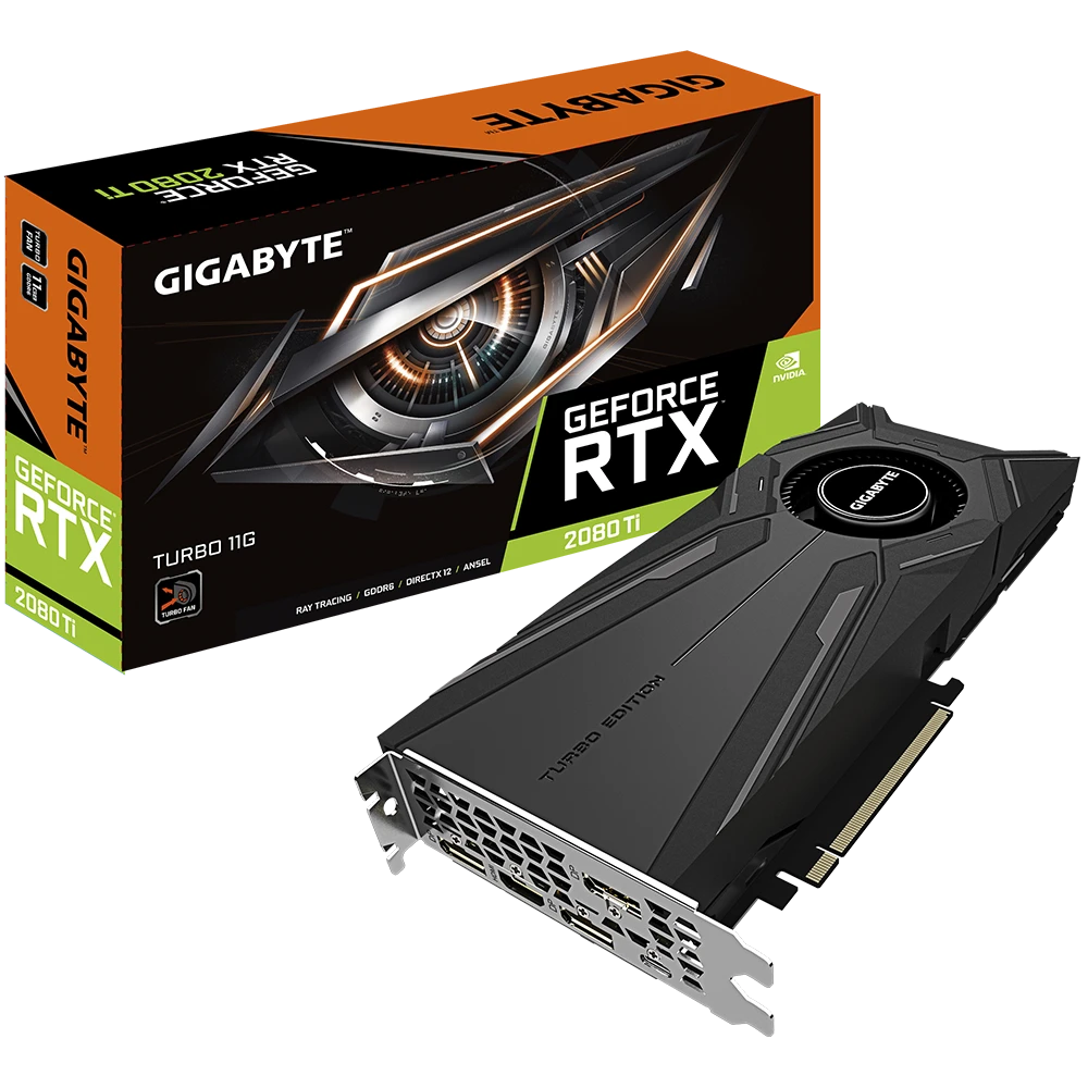 Gigabyte GeForce RTX 2080 Ti TURBO 11G  (Rev. 2.0)